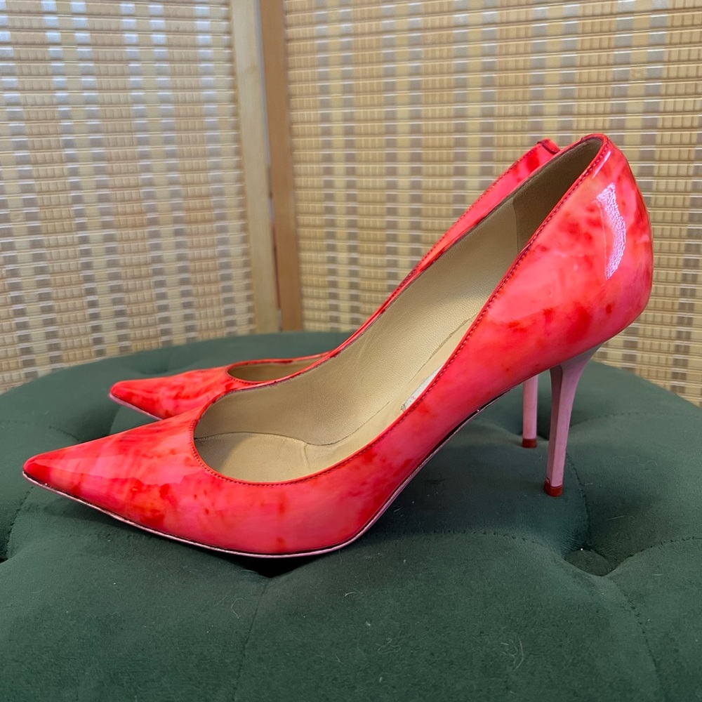 Custom Tie Dyed Jimmy Choo Agnes Pump, size EU 40